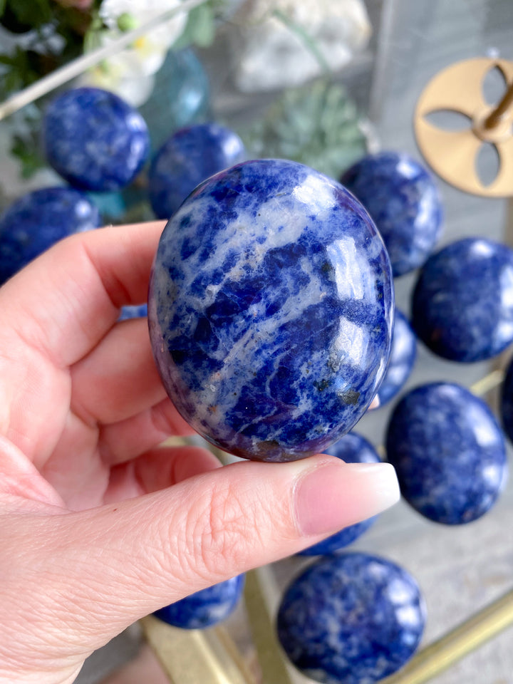 Sodalite Palm Stone