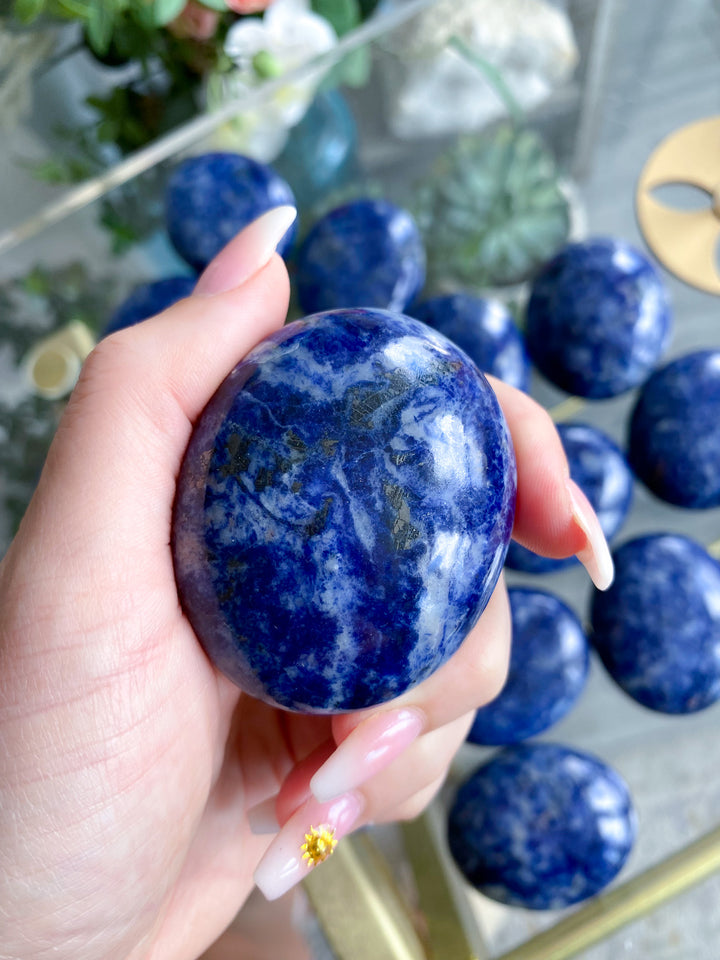 Sodalite Palm Stone