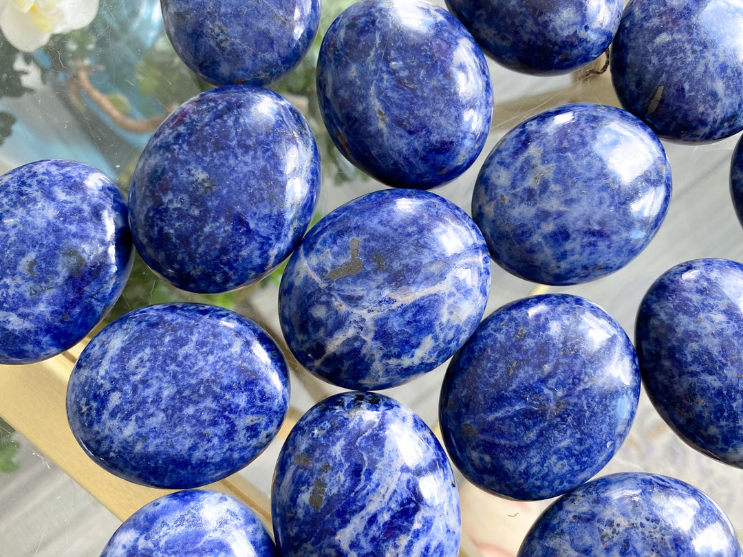 Sodalite Palm Stone