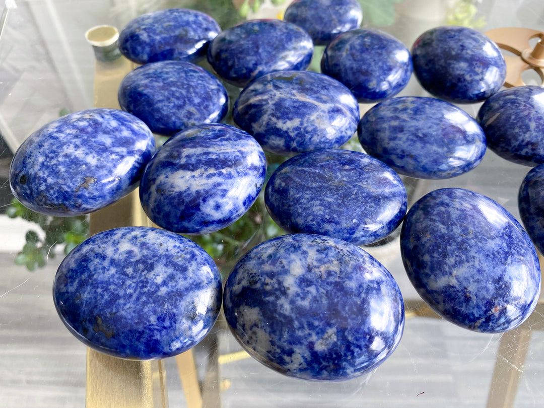 Sodalite Palm Stone