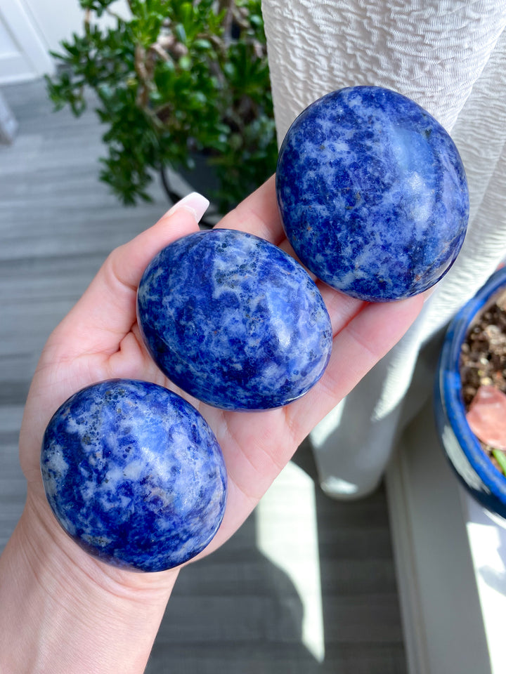 Sodalite Palm Stone
