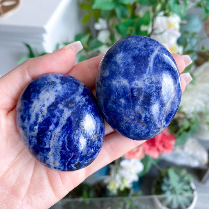 Sodalite Palm Stone