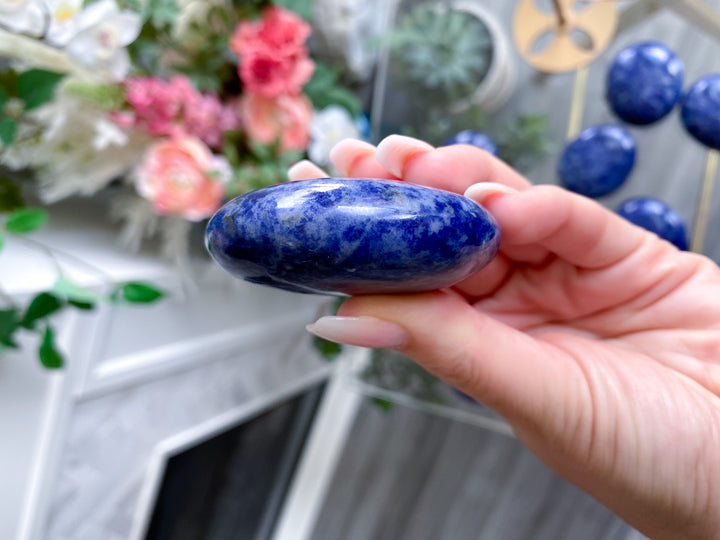 Sodalite Palm Stone