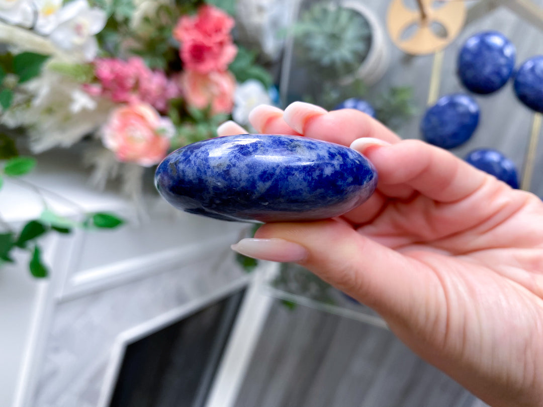 Sodalite Palm Stone
