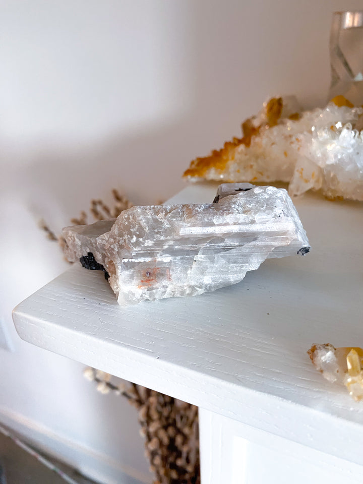 Quartz with Black Tourmaline Rods - Get Exact Item