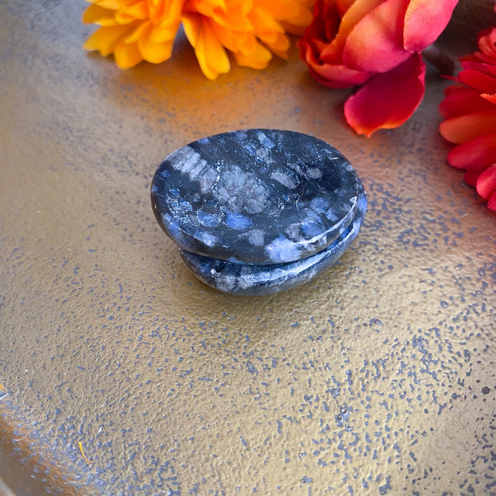 Blue Quesera Jasper Worry Stone