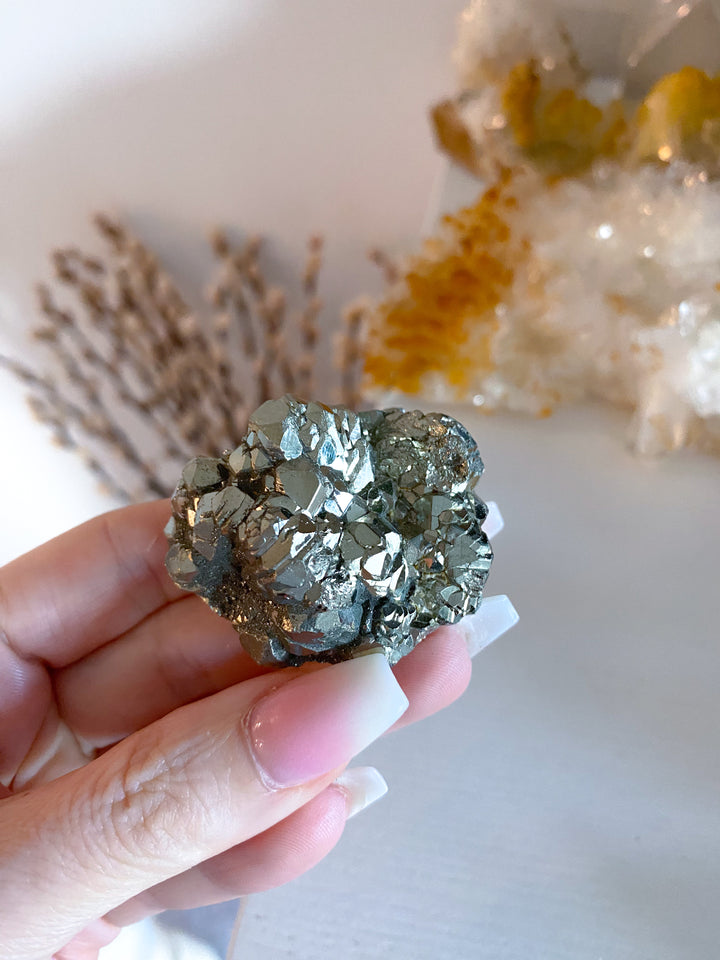 Wealth: Shiny, Unique Pyrite Cluster #1