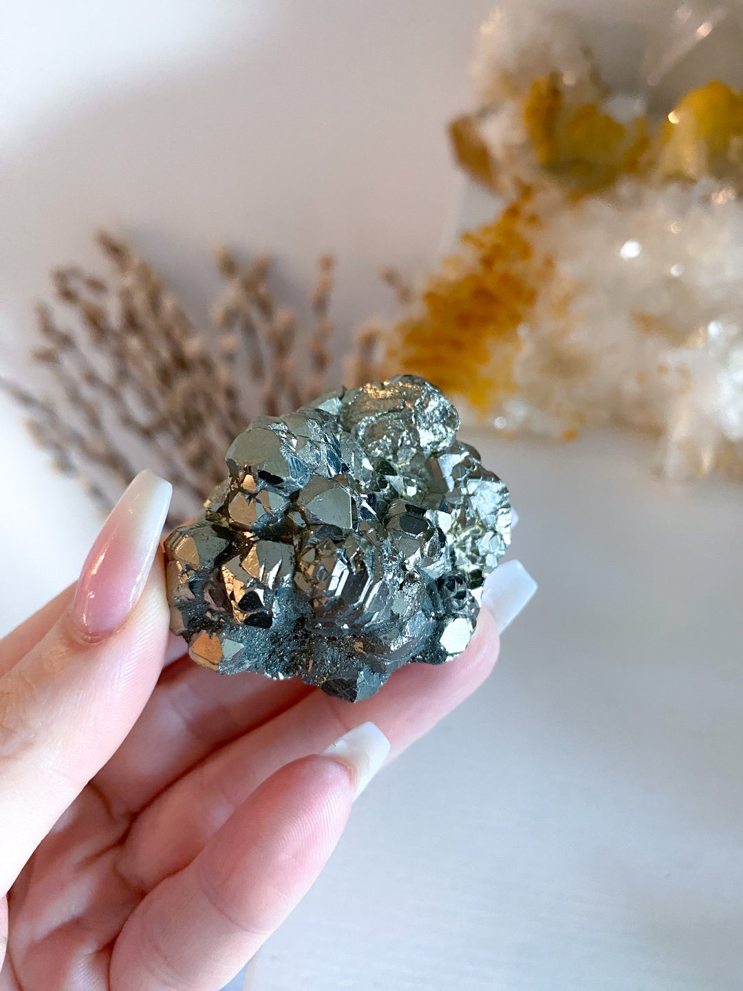 Wealth: Shiny, Unique Pyrite Cluster #1