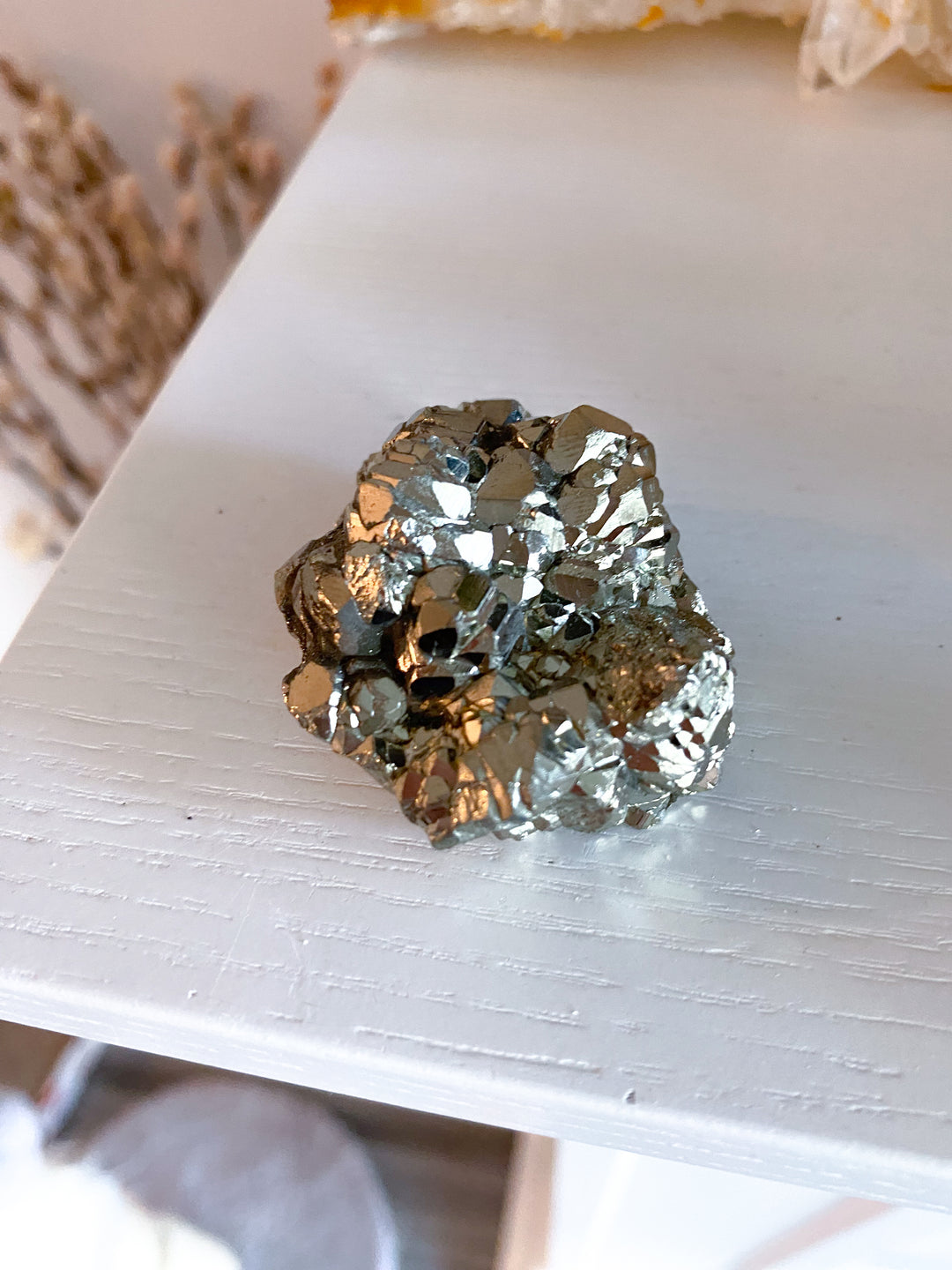 Wealth: Shiny, Unique Pyrite Cluster #1