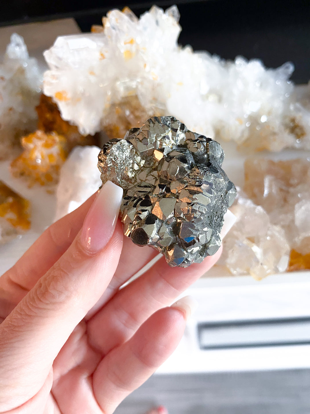 Wealth: Shiny, Unique Pyrite Cluster #1