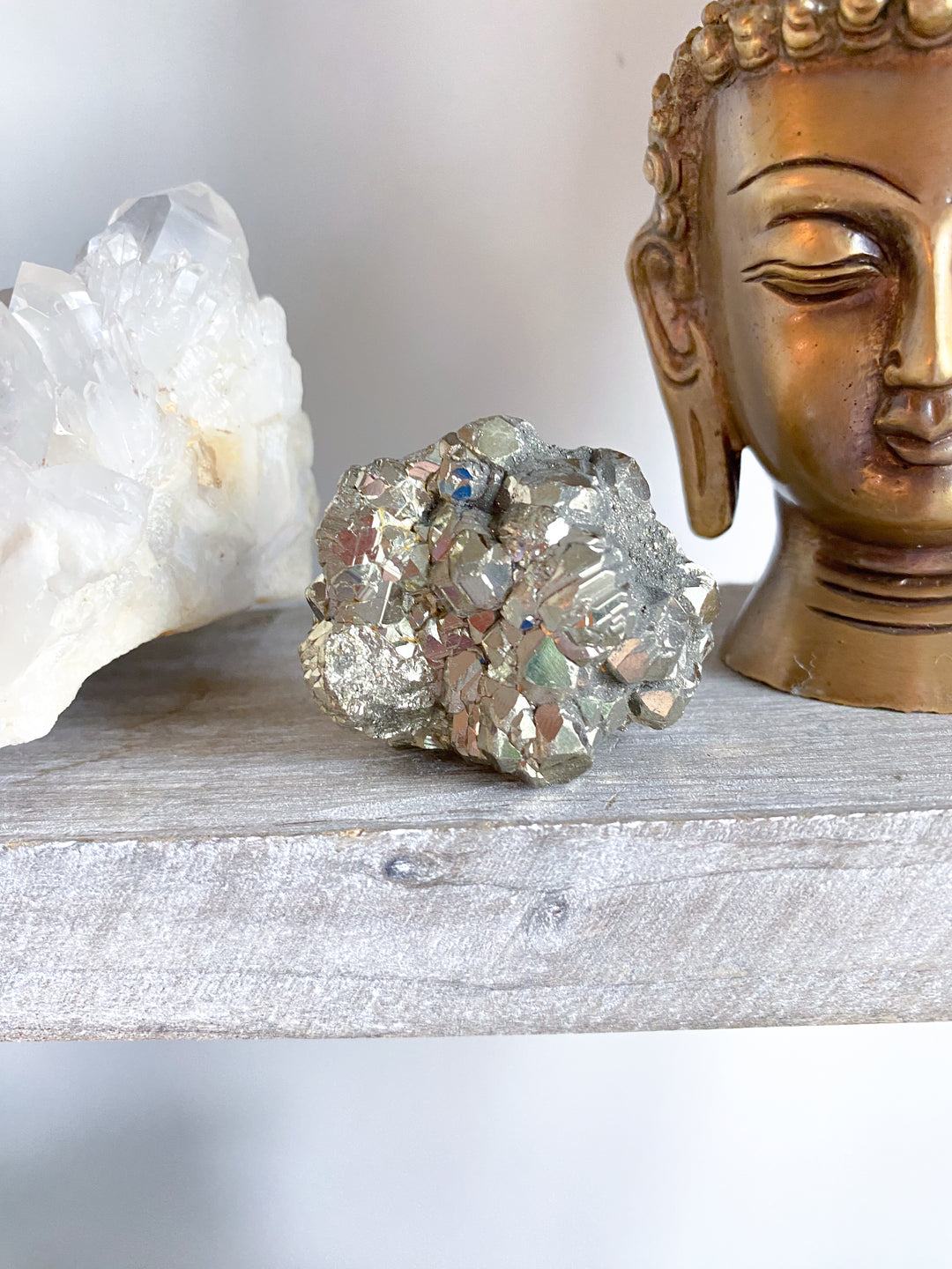 Wealth: Shiny, Unique Pyrite Cluster #1
