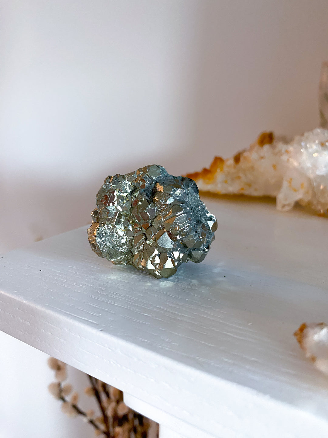 Wealth: Shiny, Unique Pyrite Cluster #1
