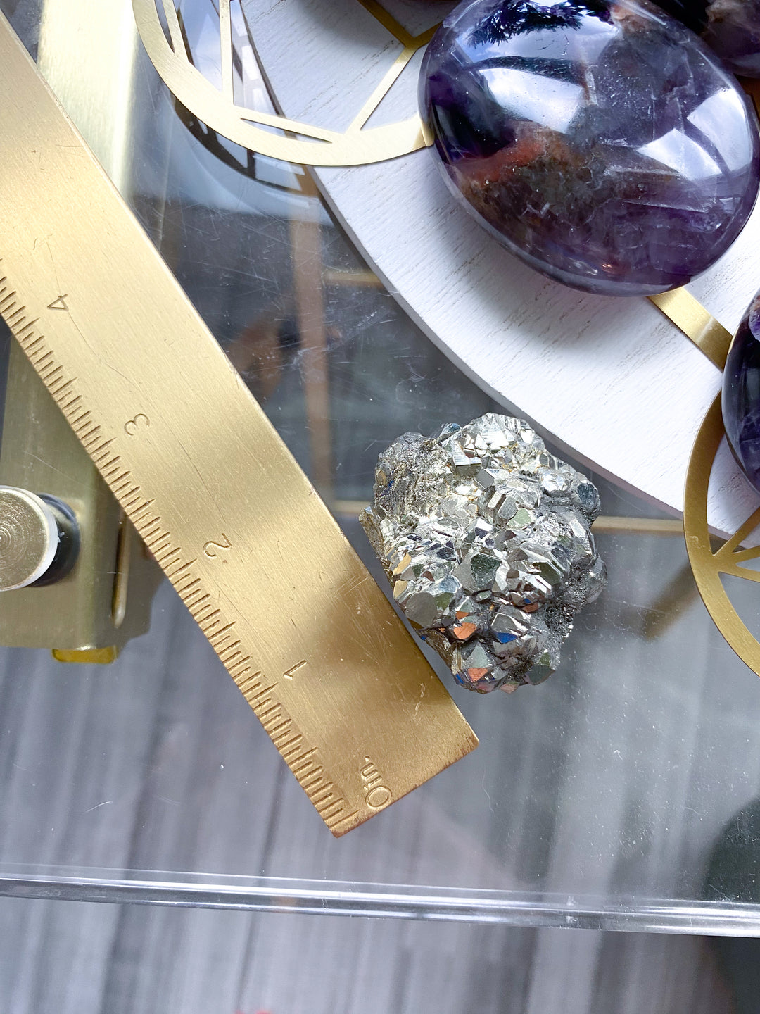 Wealth: Shiny, Unique Pyrite Cluster #1