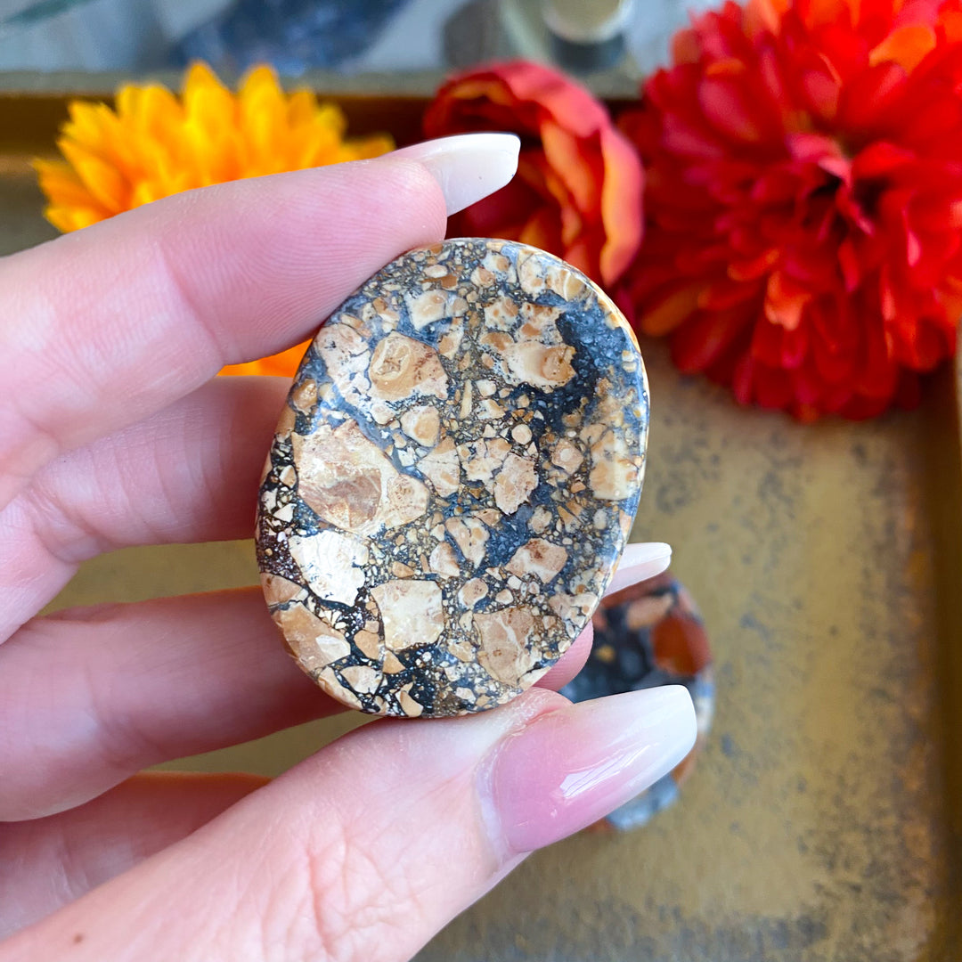 Maligano Jasper Worry Stone - Choose Your Piece