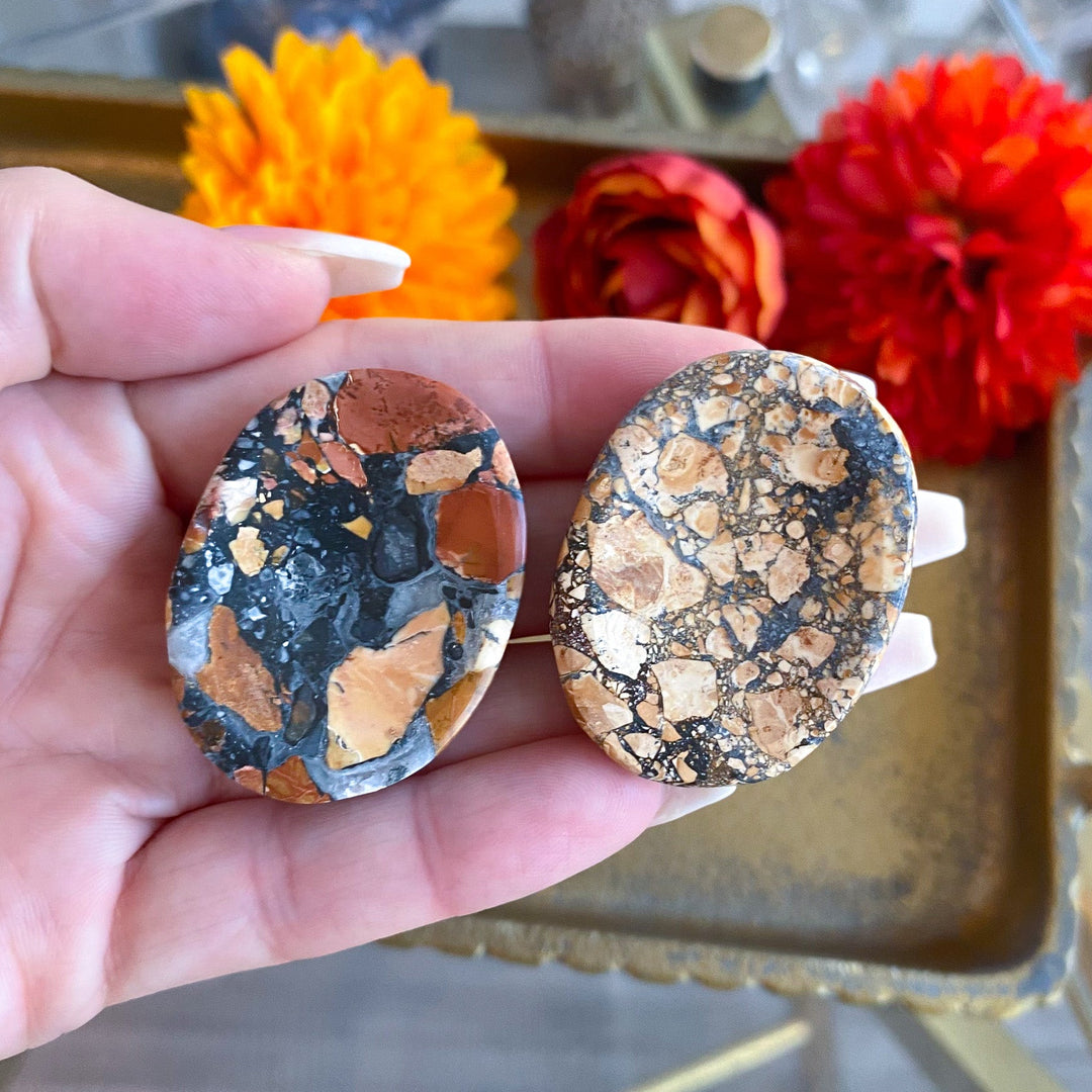 Maligano Jasper Worry Stone - Choose Your Piece