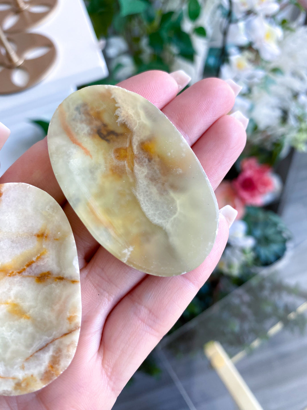 Large Green Onyx Worry Stone
