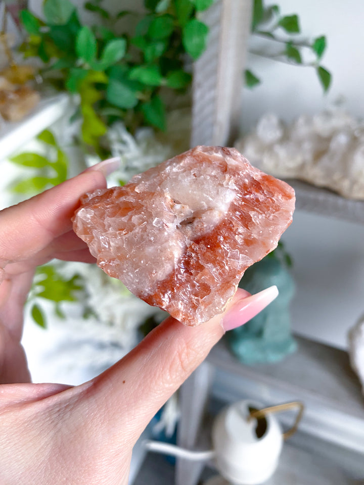 Raw Red Calcite Chunk
