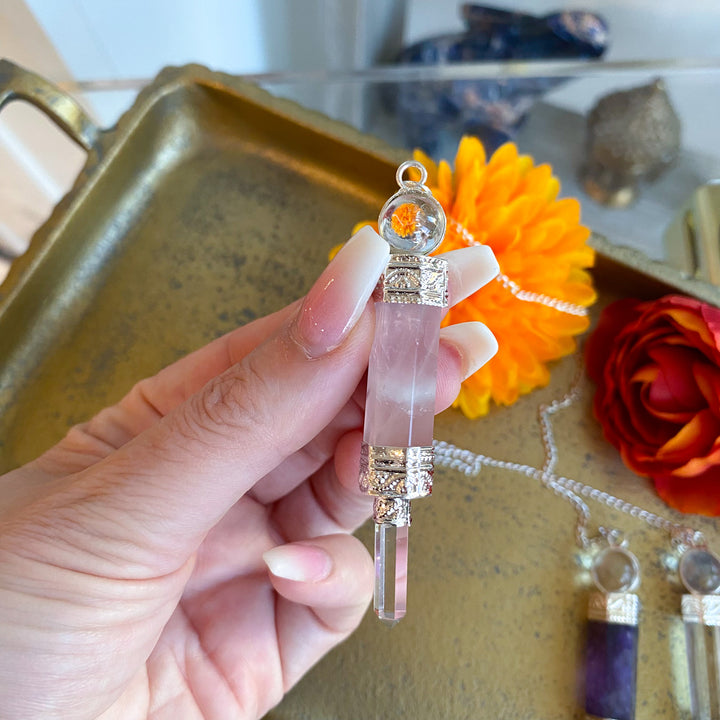 Handmade Crystal Pendulum - Choose Your Stone