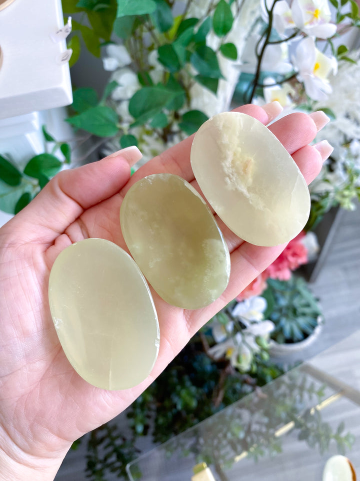 Large Green Onyx Worry Stone