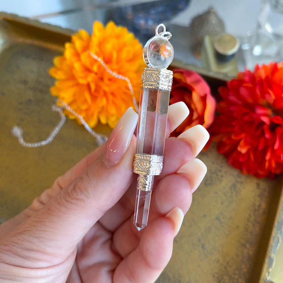 Handmade Crystal Pendulum - Choose Your Stone