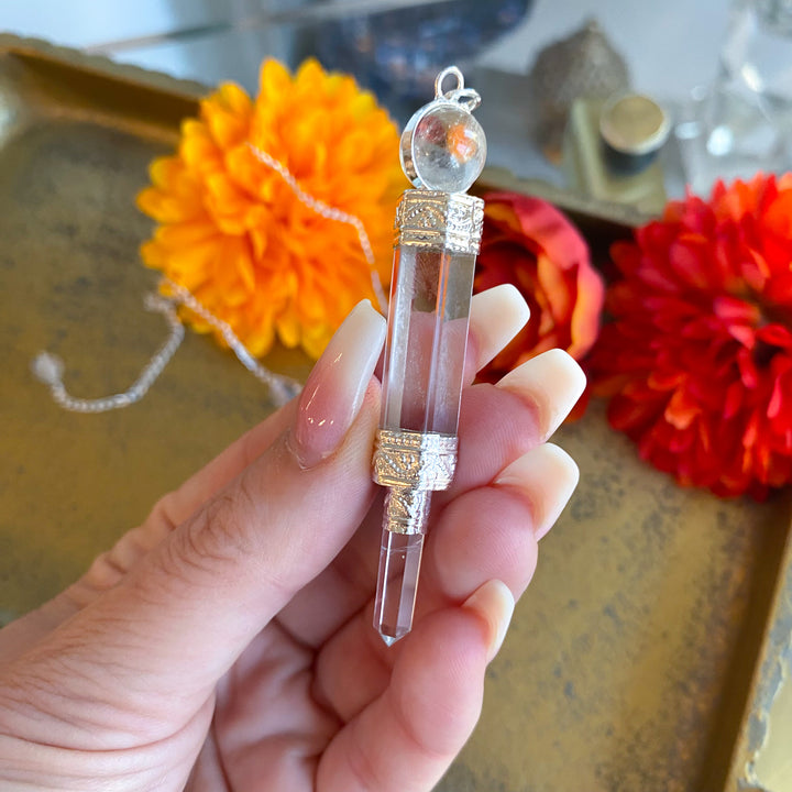 Handmade Crystal Pendulum - Choose Your Stone