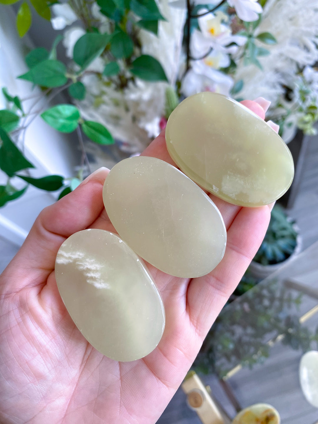 Large Green Onyx Worry Stone