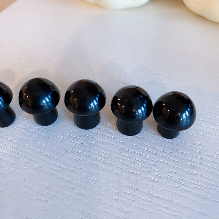 Black Obsidian Mini Mushroom
