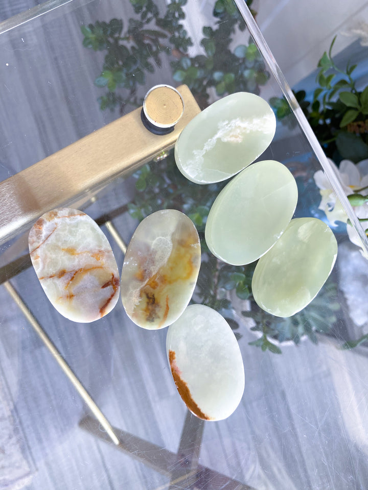 Large Green Onyx Worry Stone