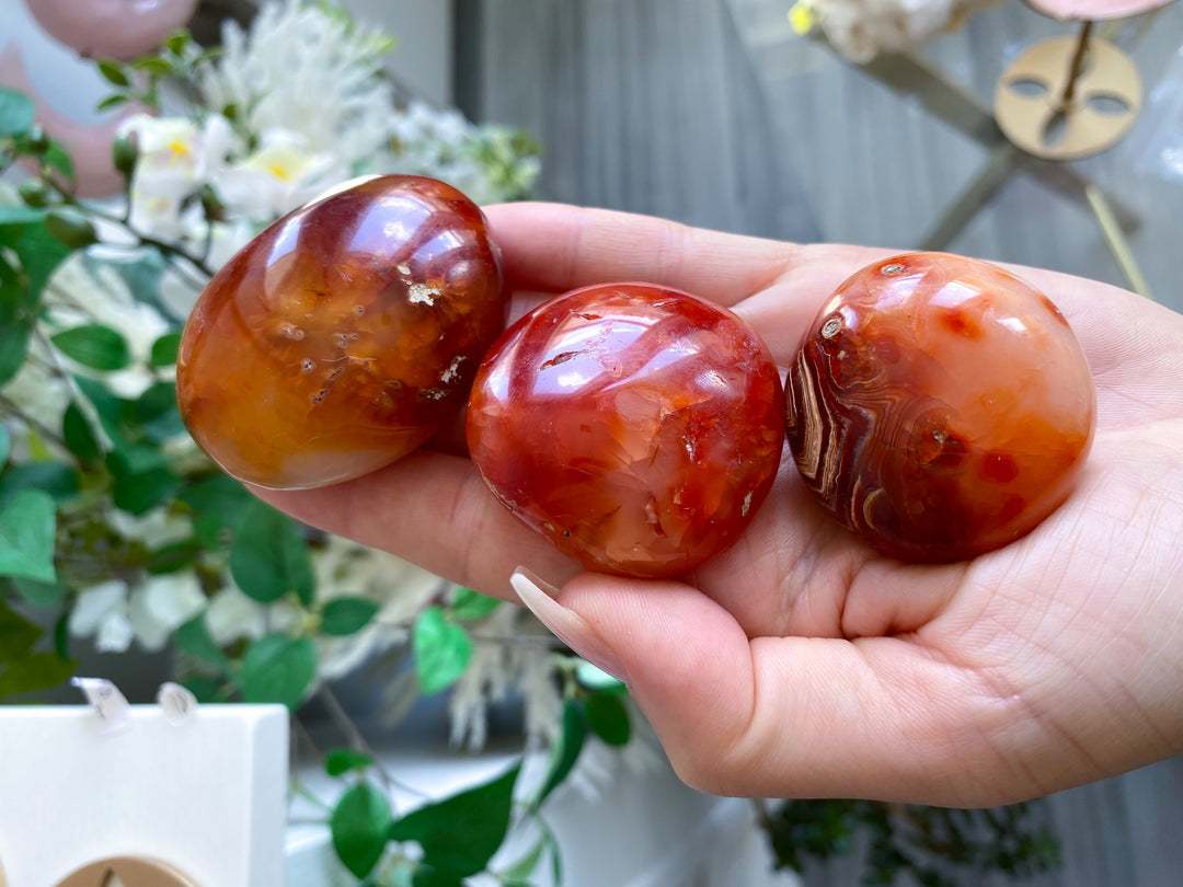 Carnelian Pebble Palm
