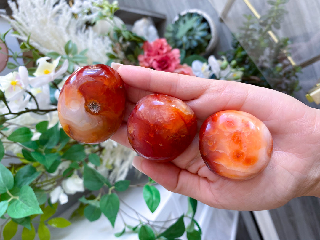 Carnelian Pebble Palm