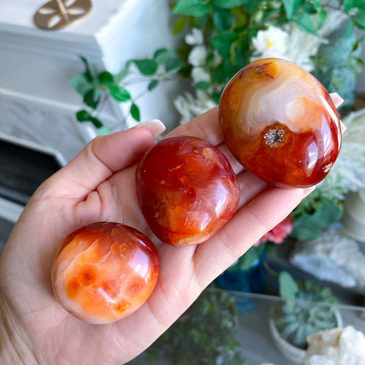 Carnelian Pebble Palm