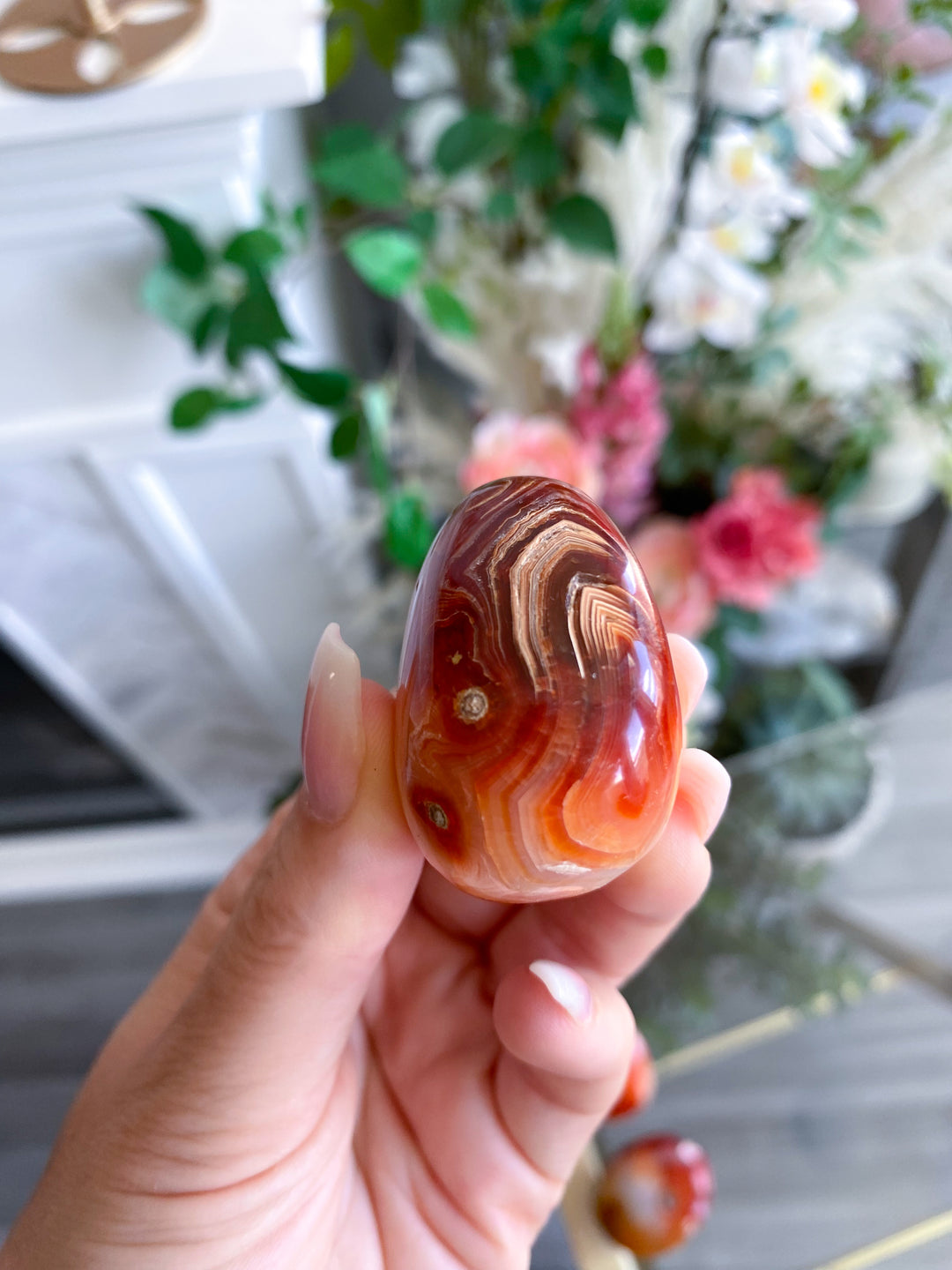 Carnelian Pebble Palm