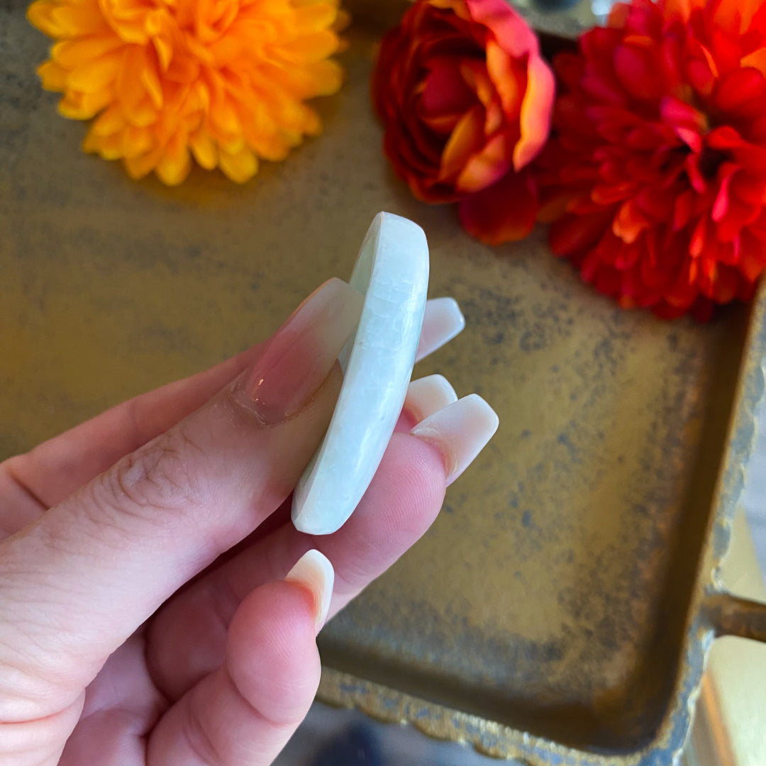 Pale Amazonite Worry Stone 