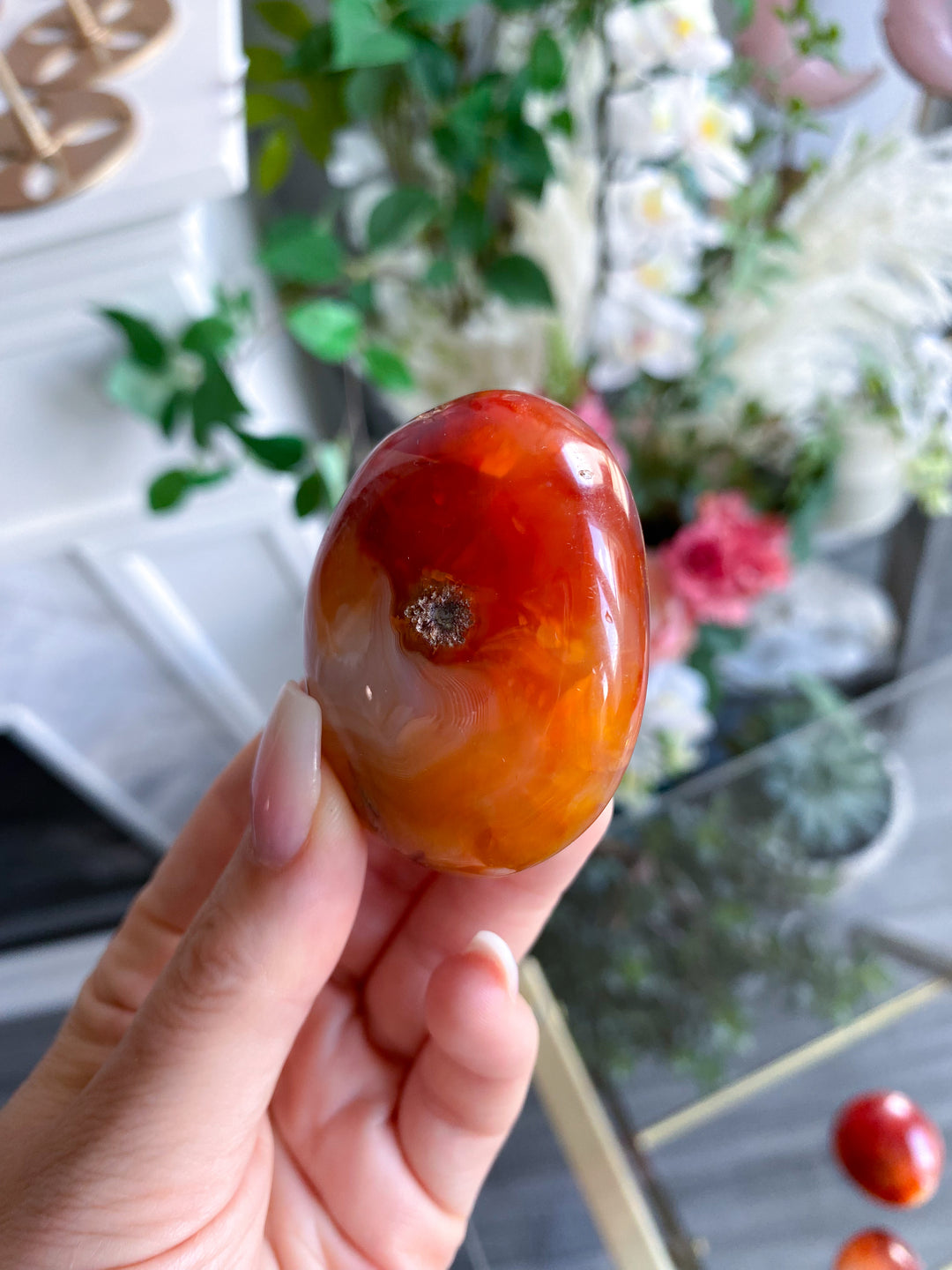 Carnelian Pebble Palm