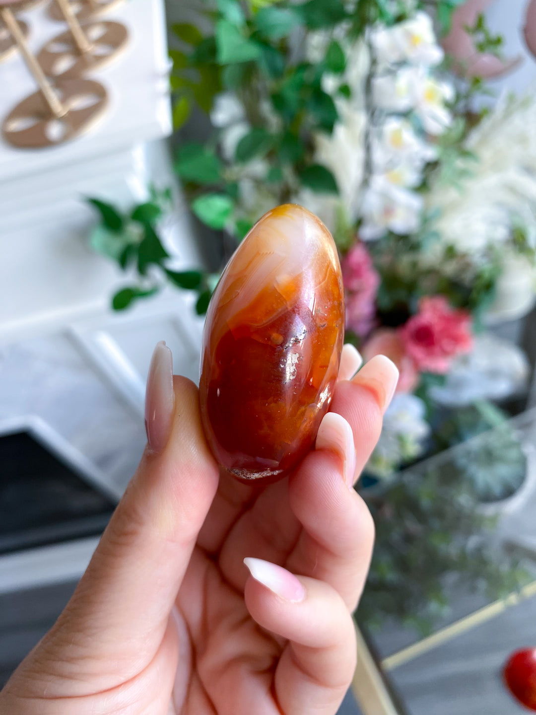 Carnelian Pebble Palm
