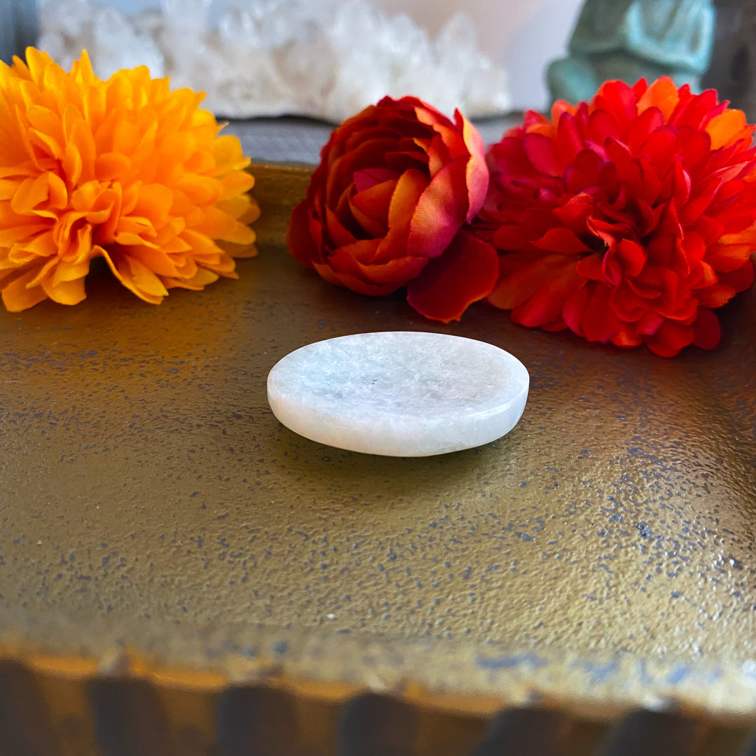 Pale Amazonite Worry Stone 