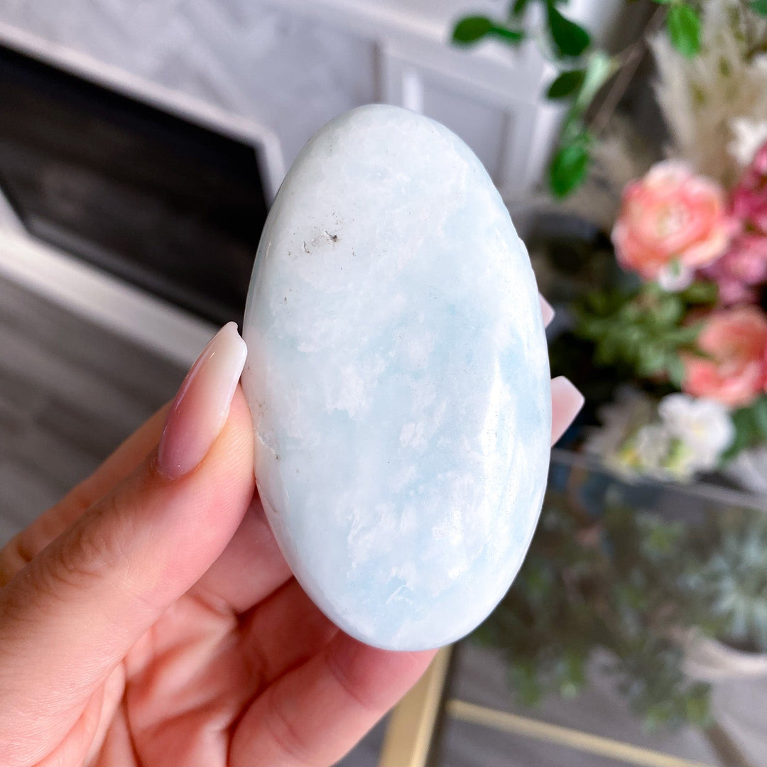 Imperfect Caribbean Calcite Palm Stone 