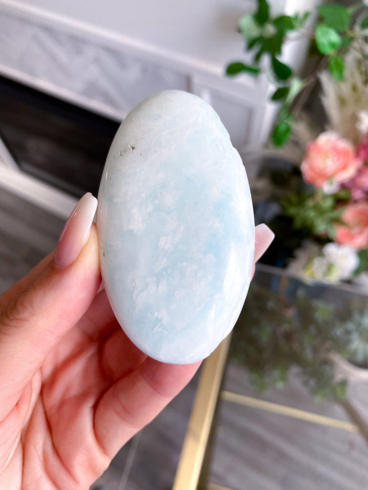 Imperfect Caribbean Calcite Palm Stone 