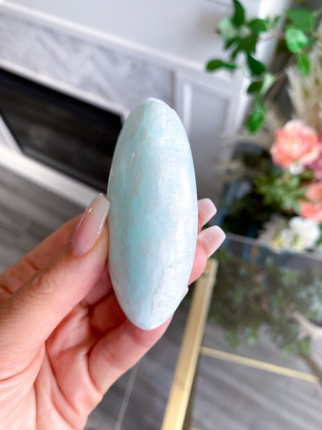 Imperfect Caribbean Calcite Palm Stone 