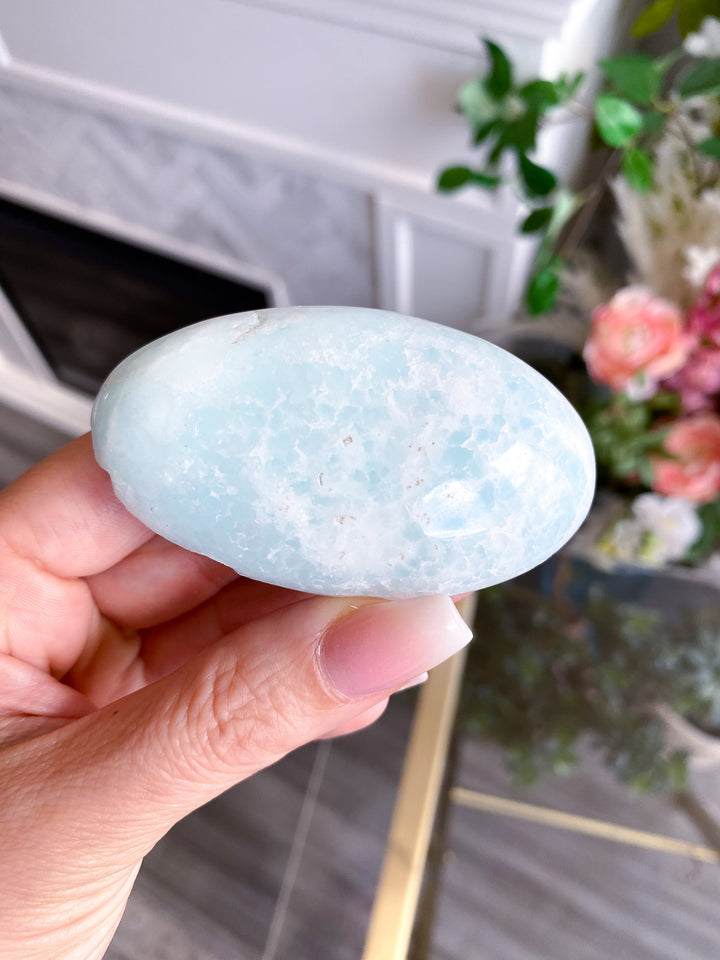 Imperfect Caribbean Calcite Palm Stone 