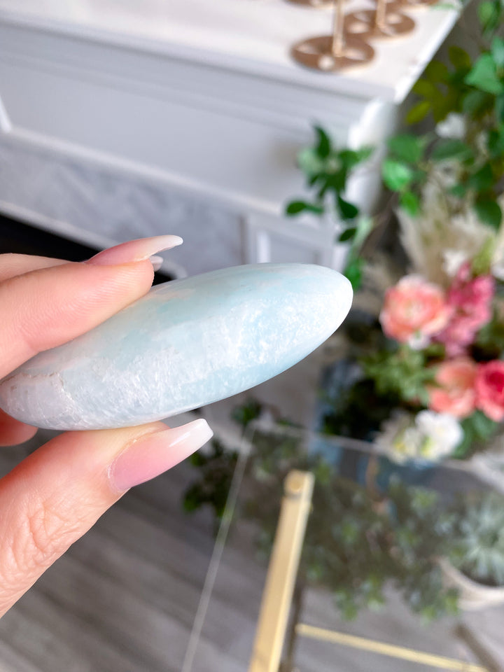 Imperfect Caribbean Calcite Palm Stone 
