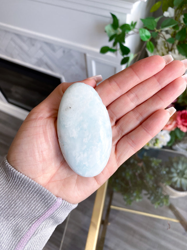 Imperfect Caribbean Calcite Palm Stone 