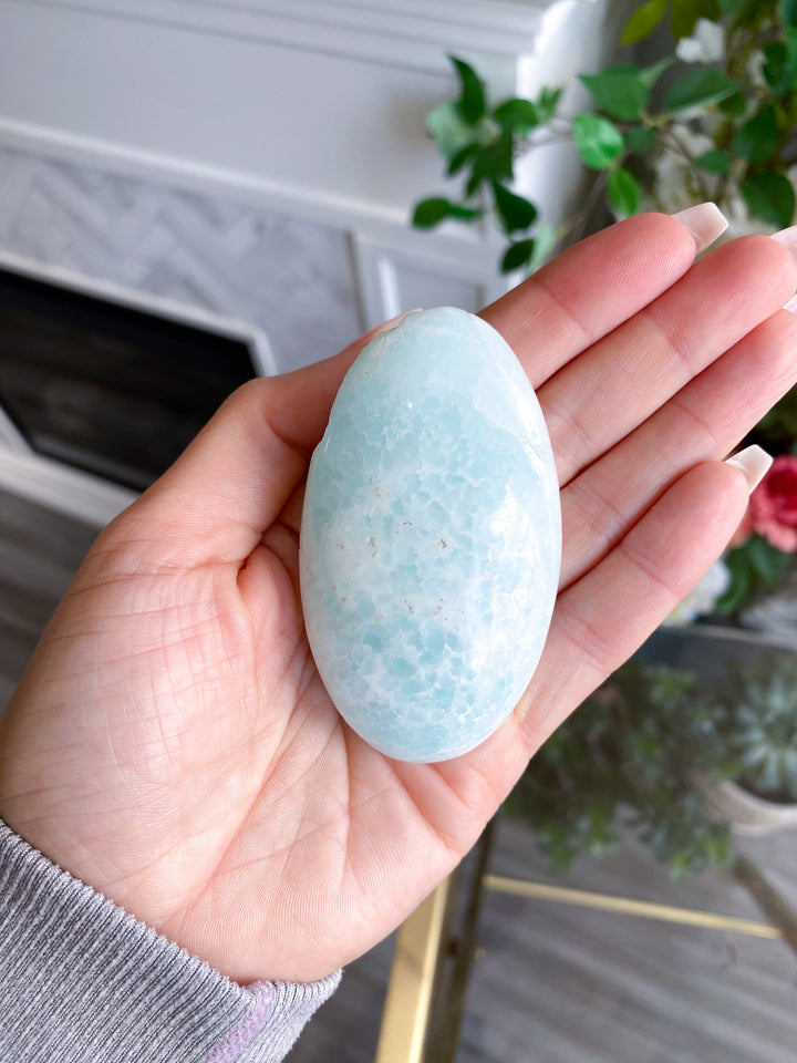 Imperfect Caribbean Calcite Palm Stone 