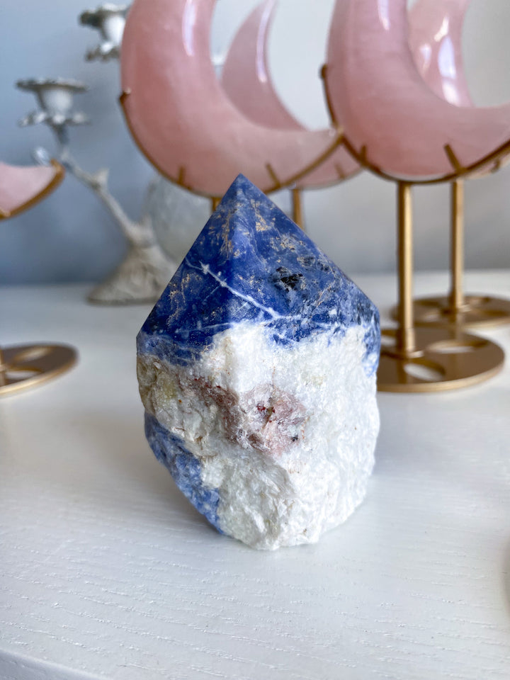 Large Sodalite Top Polish Point 