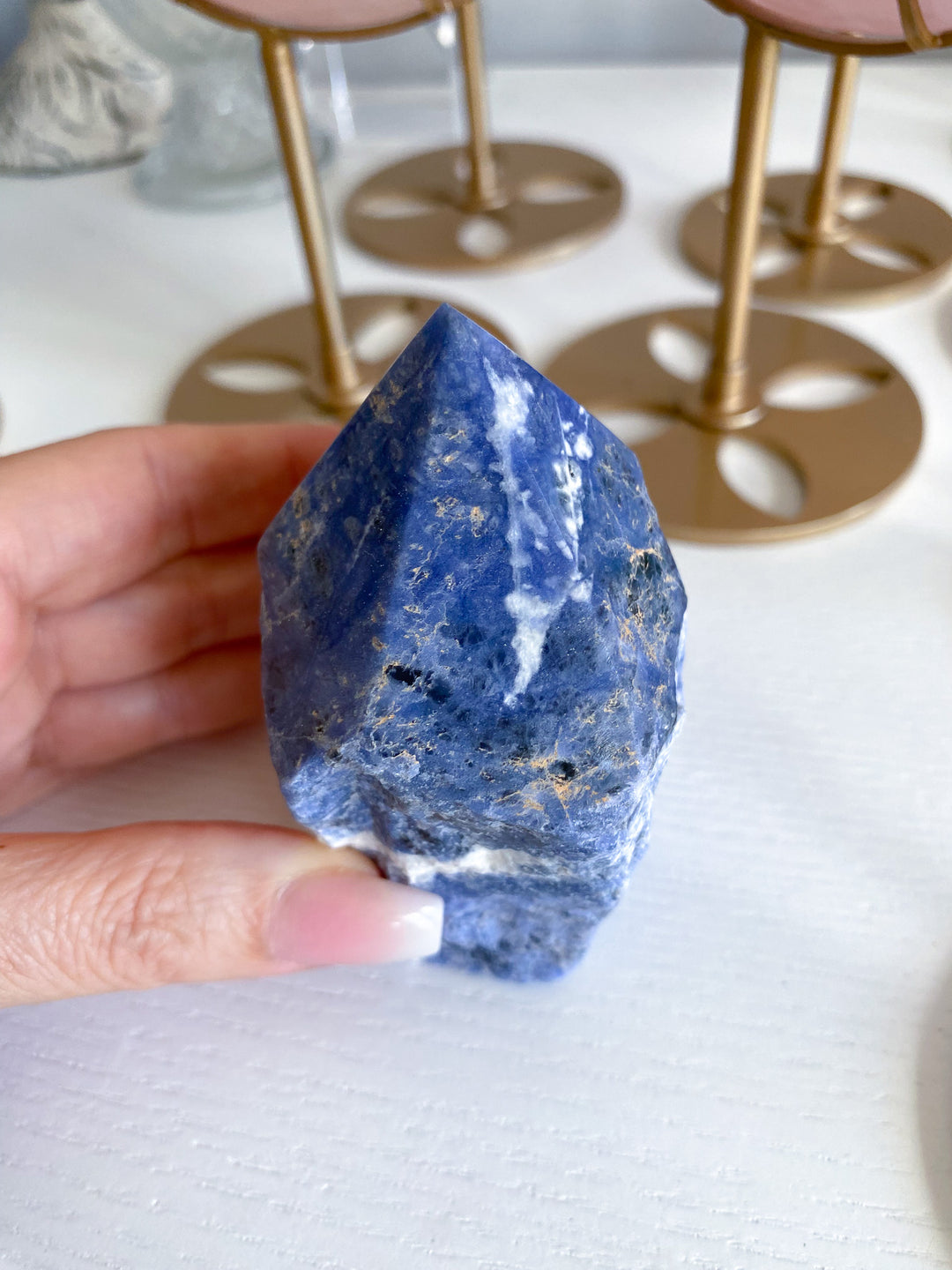 Large Sodalite Top Polish Point 