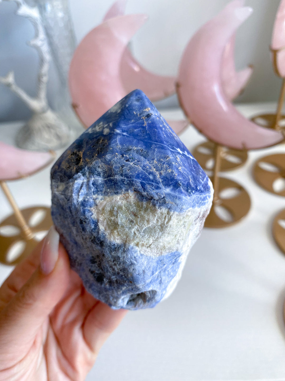 Large Sodalite Top Polish Point 