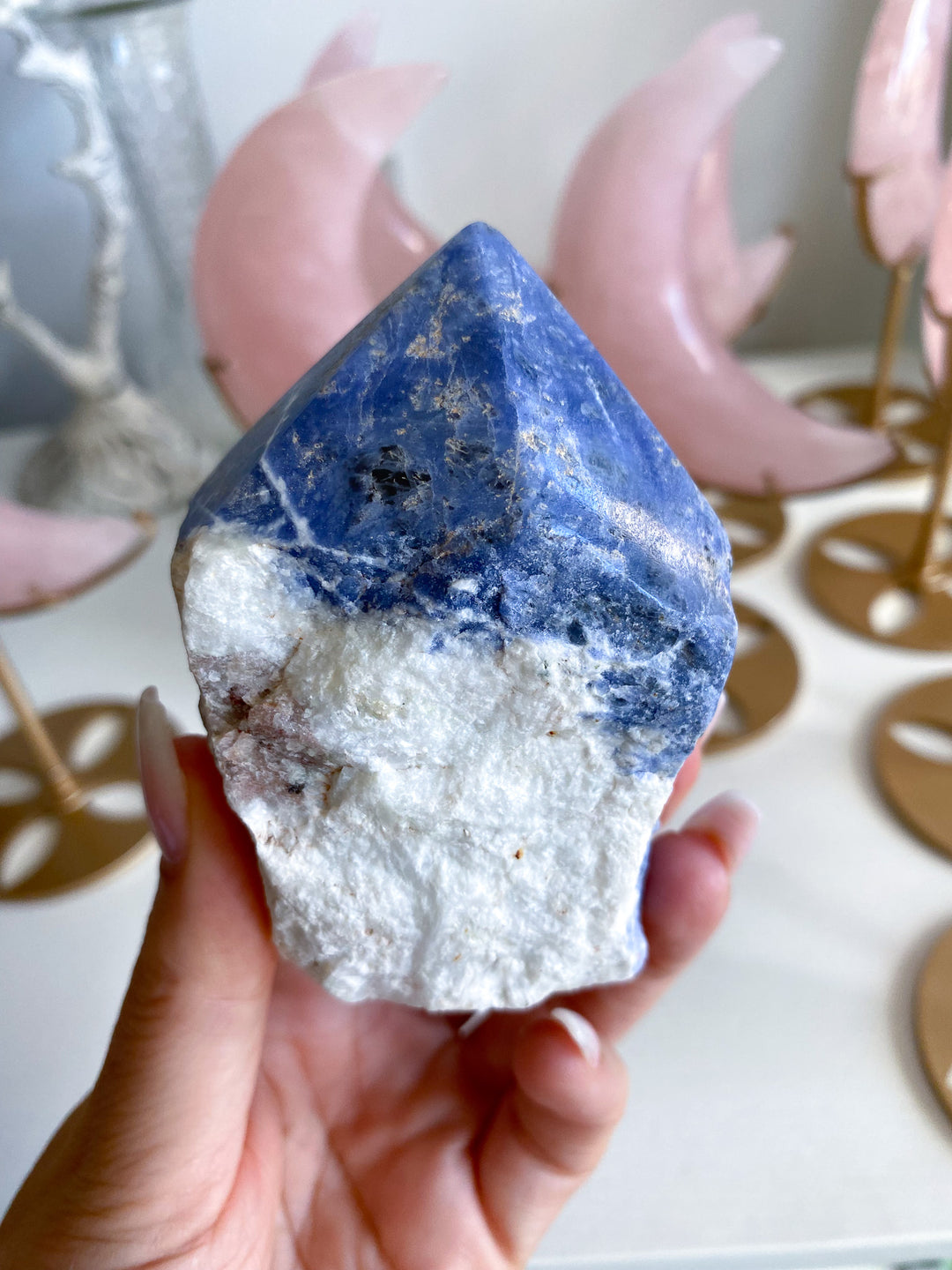 Large Sodalite Top Polish Point 