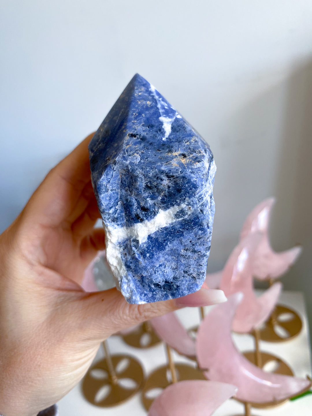 Large Sodalite Top Polish Point 