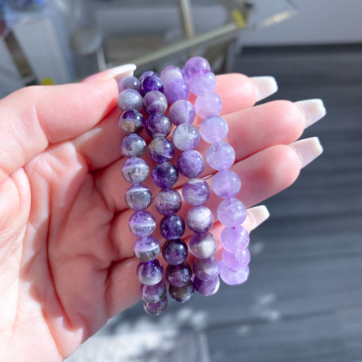 Dream Amethyst 8mm Bracelet - Light or Dark