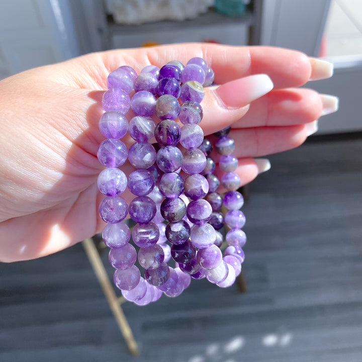 Dream Amethyst 8mm Bracelet - Light or Dark